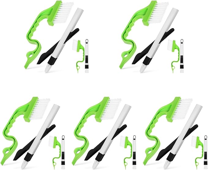 Mobestech 20 Pcs Brush Window Track Window Window Blinds Window Washing Kit Blind Keyboard Sunroof Cleaning Tools Duster Plastic Klinko