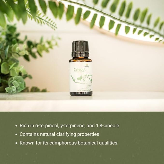 Cajeput Essential Oil (2lbs) - Direct from Central Java Indonesia - Essential Oils for Diffusers Aromatherapy Essential Oils for Body Massage Oils | 100% Pure Therapeutic Grade