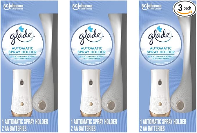 Glade AIR FRESHENER SPRY AERSL - 34.32 Ounce - Clean Scent - 60 Days - Spray - Passive Diffusion - 100 sq ft