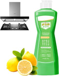 Multi-purpose Rinse-Free Cleaning Cream Heavy-Duty Kitchen Degreaser Foam Cleaner All-Purpose Household Cleaners for Kitchen Bathroom Furniture Stainless Steel (Green)
