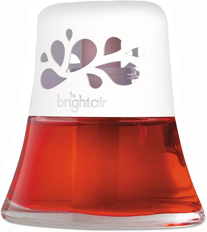 BRIGHT Air 900022CT Scented Oil Air Freshener Macintosh Apple and Cinnamon Red 2.5oz 6/Carton