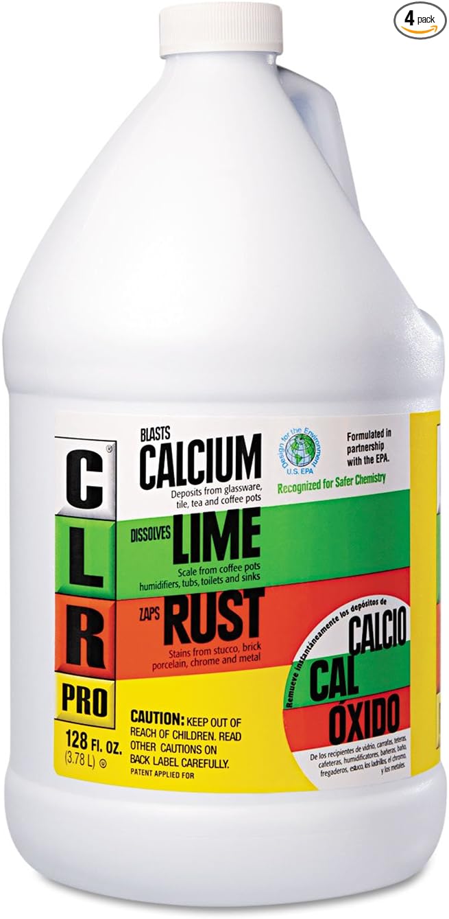 Jelmar CLR PRO CL4PRO Calcium Lime and Rust Remover 1 gal Bottle 4/Carton