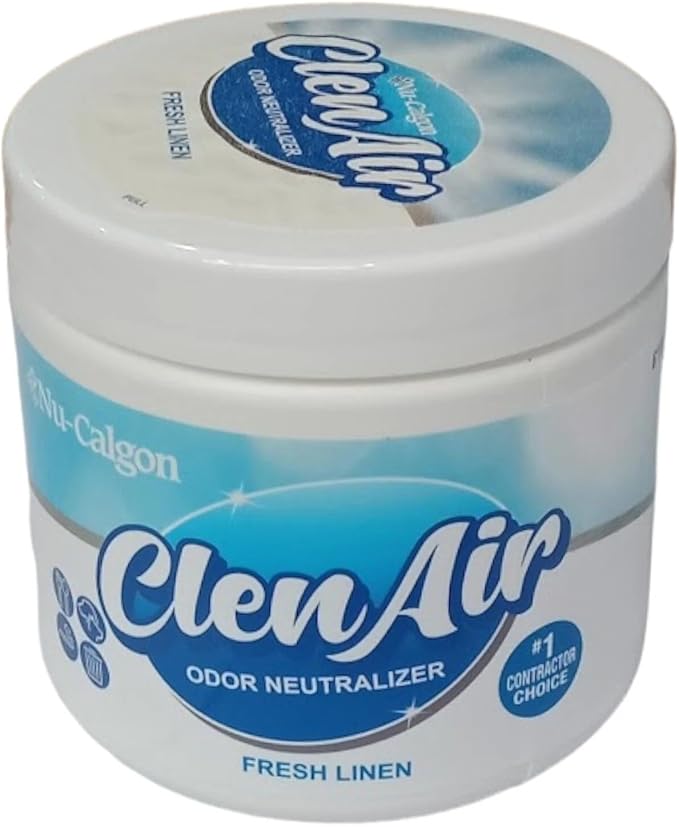 Replacement for fits Nu-Calgon ClenAir 6100-10 Original Fresh Linen Odor Neutralizer 1 Pound Tub