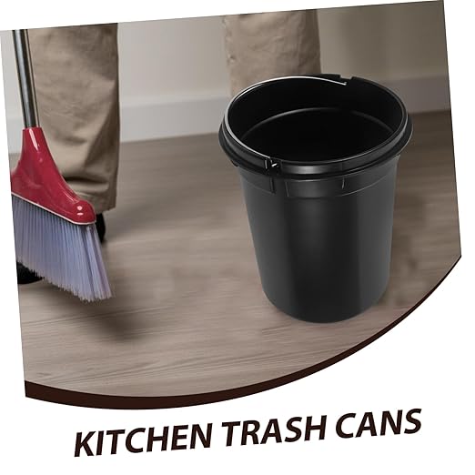Trash Can for Office and Home Wastebasket Simple Design for Bedroom Bathroom Kitchen and Outdoor Use No Lid Convenient Waste
