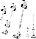Cordless Vacuum Cleaner with LED Screen Stick Vacuum Cleaners for Home Lightweight Powerful Suction Vacuum 6-in-1 Rechargeable Vacuum for Carpets Pet Hair Hardwood Floors