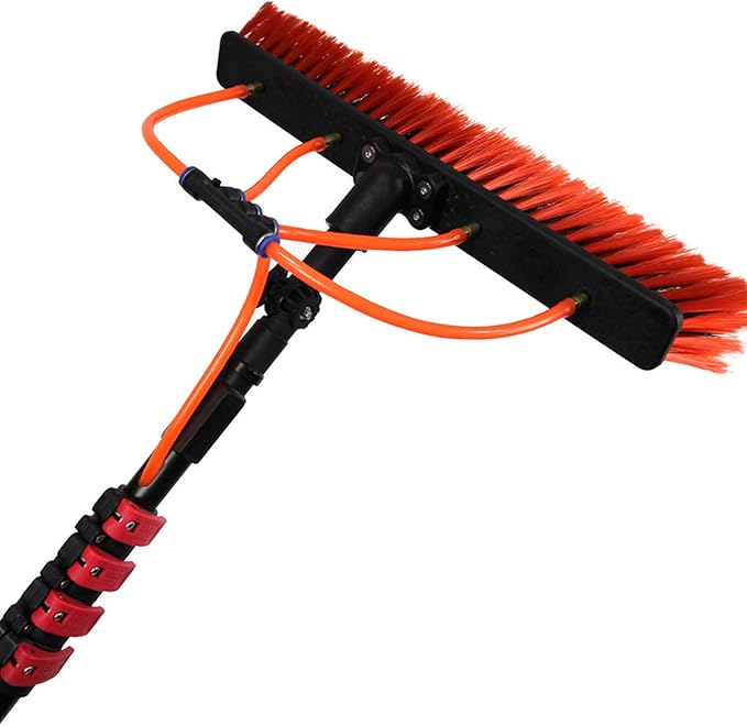 Window Cleaning Pole Window Cleaner Kit Photovoltaic Panel Cleaning 3.6-11M Water Fed Telescopic Brush/Extendable Cleaner Conservatory Roof Cleaning Tools36FT/11M