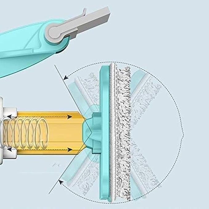 Double-Sided Window Cleaner-Detachable Telescopic U Shaped Professional Cleaning Tool Flexible Outside Glass Cleaner Kit