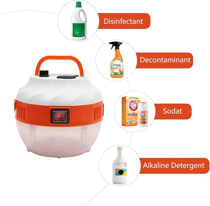 Handheld Steam Cleaner 1600W High Pressure Steamer for Cleaning High Temperature Pressurized Steam Cleaning Machine Car Steamer Upholstery Steamer Cleaner for Carpet Couch Mattress Car Sofa