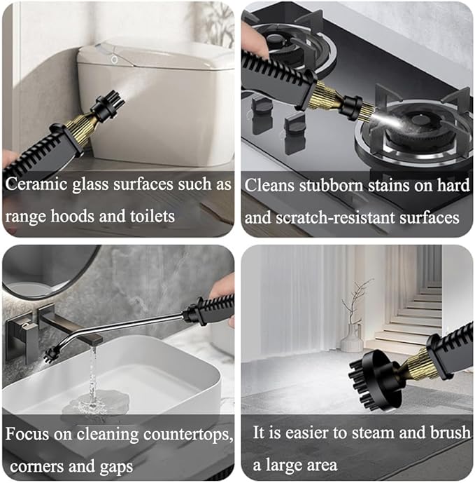 2500W Steam Cleaner Handheld Steam Cleaner Multifunctional Mini Steam Machine for Home Use Electric Steam Cleaner for Car Cleaning Suitable for Kitchen Car Furniture Floor