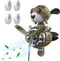 Pilot Car Air Freshener Cute Dog Car Vent Clip Air Freshener Automotive Air Outlet Fan Diffuser Automotive Interiors Vent Decoration (Shake Head Style - Dog)