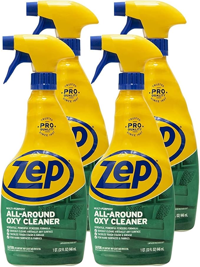 Zep All-Around Oxy Cleaner Degreaser 32 Ounces ZUAOCD32  Pack of 4