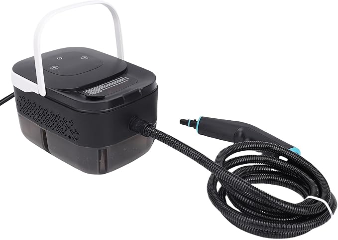 Pssopp Portable Handheld Steamer High Temperature Pressurized Steam Cleaning MachineSteam Cleaner for Home Car Furniture Bed (US Plug 110V)