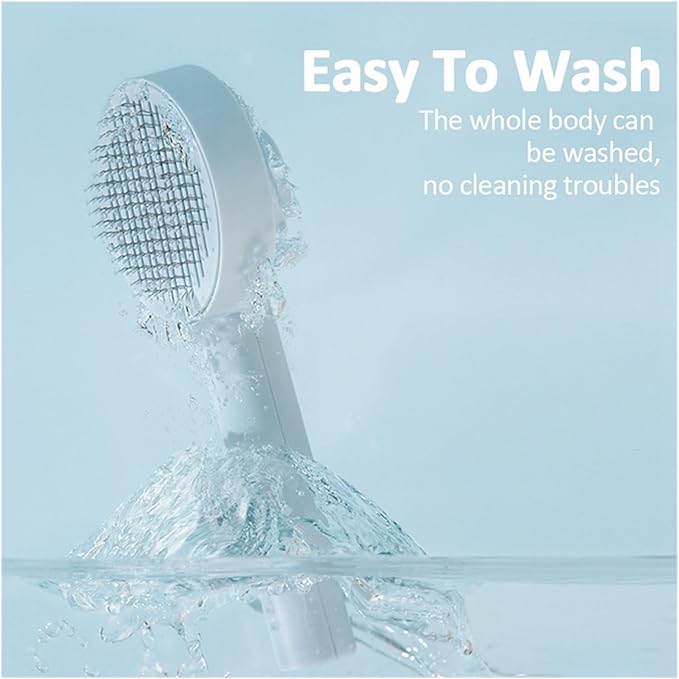 Cat Dogs Pet Hair Remover Pet Comb Pet Grooming Hair Floating Removes Comb Short Massager Goods for Cats Dog Cleaning Brush(E)