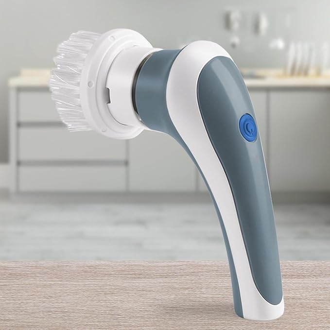 Electric Spin Scrubber Electric Spin Cleaning Tools with 3 Brush Heads - Rechargeable Electric Cleaning Brush - Spin Cleaning Brush Suitable for Bathroom Wall Tiles Floor Bathtub Kitchen