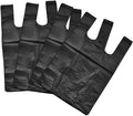 200pcs Thickened Plastic Trash Bags Black Kitchen and Bathroom Garbage Bags Leak-resistant Household Trash Liners for Bedroom and Home Use