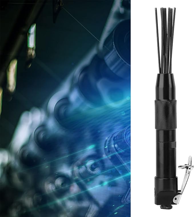4400 rpm Needle Slag Cleaner Air Pneumatic RustCorrosion Slag Remove Deburring Cleaning Tool Needle Descaler Air Tool