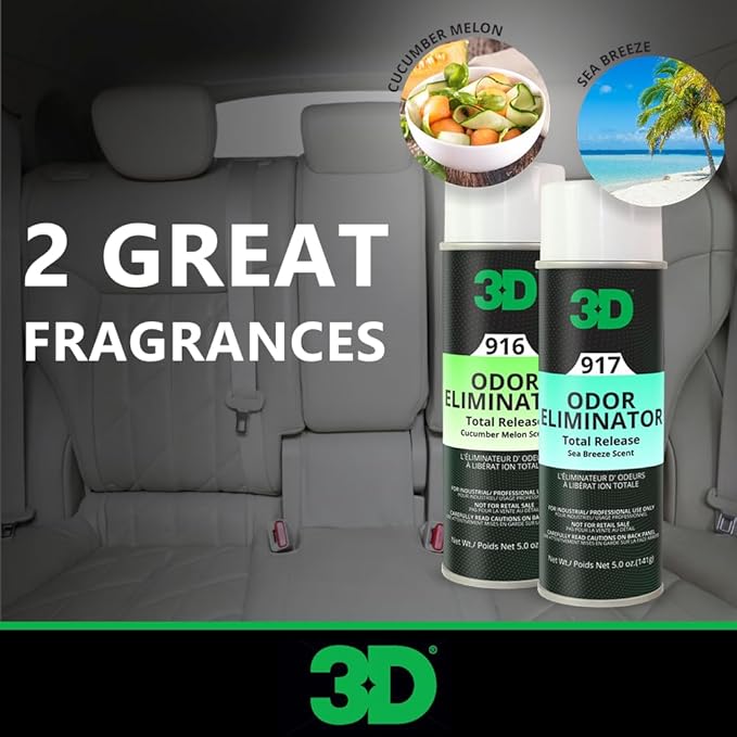 3D Odor Eliminator Fogger Duo – Cucumber Melon &amp Sea Breeze – Total Air Freshener &amp Odor Neutralizer