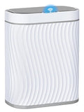 steo spce Automatic Motion Sensor Bathroom Small Trash Can with Lid 2.6 Gallon Touchless Slim Garbage Can Smart Waterproof Trash Bin for Bedroom Restroom Living Room Office