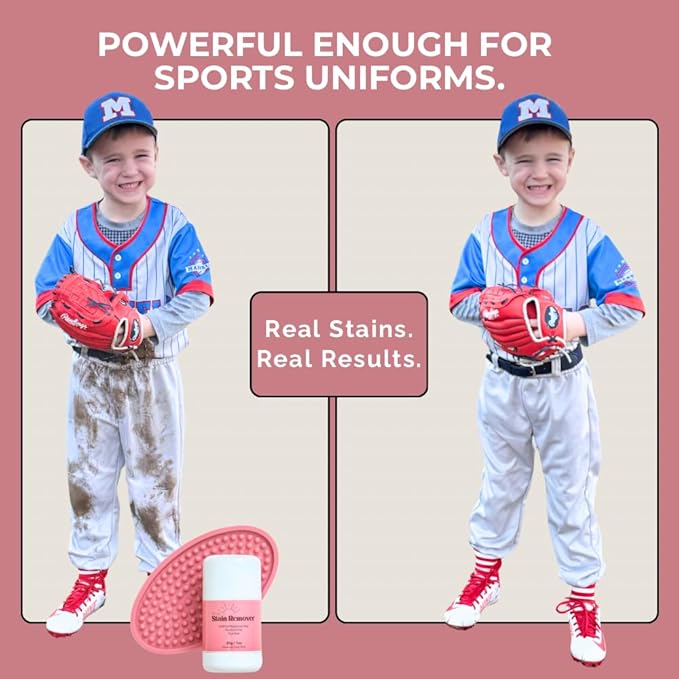 Mary’s Non Toxic Stain Remover Stain Stick with Scrub Base Natural Refillable Laundry Stain Remover Baby Stain Remover Works on Blood Grass Food Ink &amp Markers