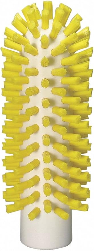 Vikan 5380-50-6 Stiff Tube Brush Polyester 2 x 5-3/4 OAL Yellow