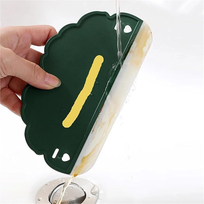 3pcs Mini Cloud Shape Silicone Glass Wiper - Cute Window Cleaning Scraper &amp Bathroom Mirror Cleaner Set(Yellow-A(16X8.5cm))