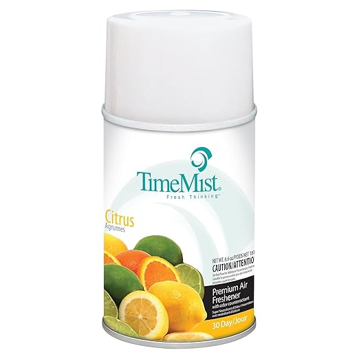 TimeMist Aerosol Metered Dispenser Refills Citrus Scent 6.6 oz. (TMS332508TMCACT)