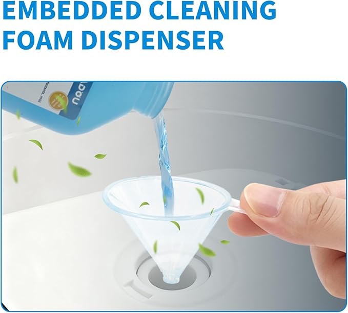 MAMADOU 2Liters Foam Agent For Smart Toilet Commercial And Home Use Large Capacity Toilet Splash Control Foaming Shield Liquid Deodorizing Easy Cleaning For Fresh Bathroom