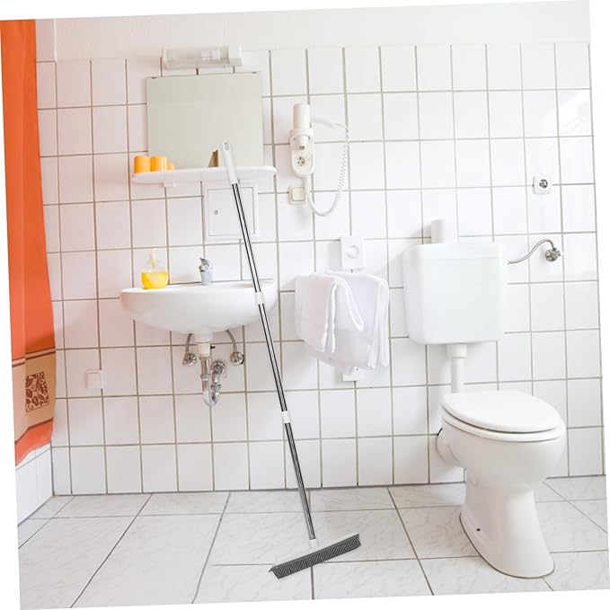 Squeegee Hair Removal Mop Multifunctional Pet Hair Broom for Floors Windows Soft Brush with TPR Efficient Cleaning Tool for Pet Owners