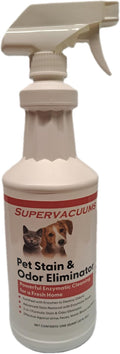 Pet Stain &amp Odor Eliminator Enzyme-Powered Cleaner for Urine Feces Vomit Blood &amp More – 32 fl oz Spray Bottle