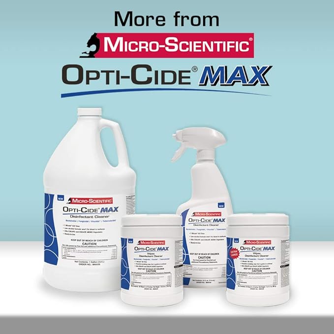 Micro-Scientific - OCS12-024 Opti-Cide3 Healthcare Grade Disinfectant Cleaner and Sanitizer Spray Model:NEMSI24SA