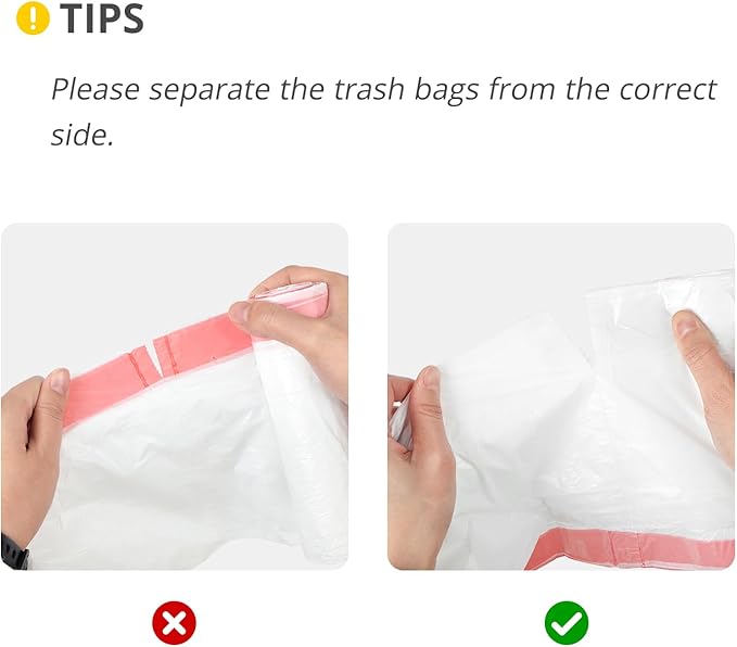 Ultra Thick 15 Gallon Drawstring Trash Bags 108 Count Heavy Duty Large Plastic Garbage Bag Leak Proof Trash Can Liners for Tall Kitchen Home Office Lawn Outdoor White