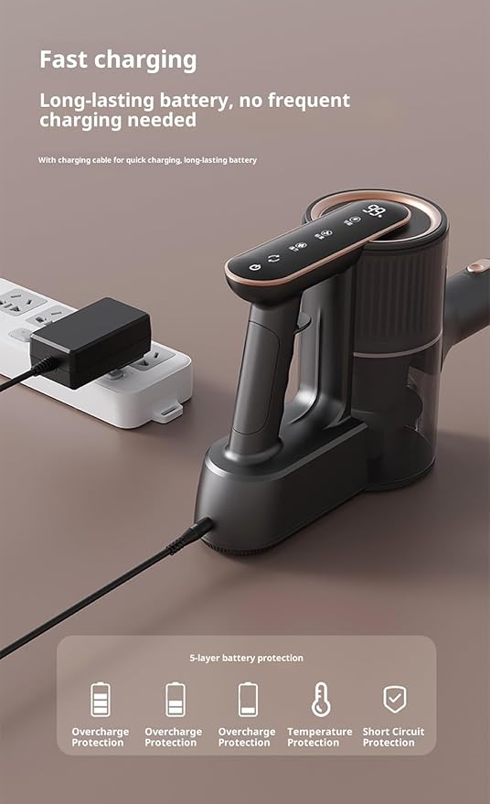 Cordless Vacuum Cleaner 15KPA Strong Suction 2-in-1 Vacuum Mop Combo with Green Light Dust Detection 3 Modes for Home Hard Floor Carpet Long Battery Life Smart LED Display (Greyish-Green)
