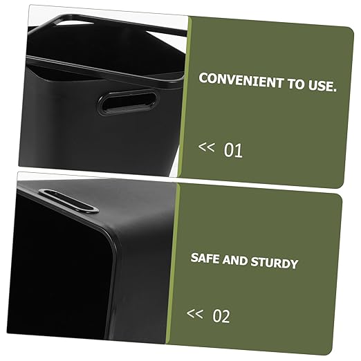 Garbage Can Lid Large Bathroom Trash Can Kitchen Bedroom Office Dorm Plastic Wastebasket Bin