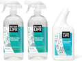 Better Life Bathroom Cleaner 32 Oz 2 Pack + Toilet Bowl Cleaner 24 Oz 1 Pack