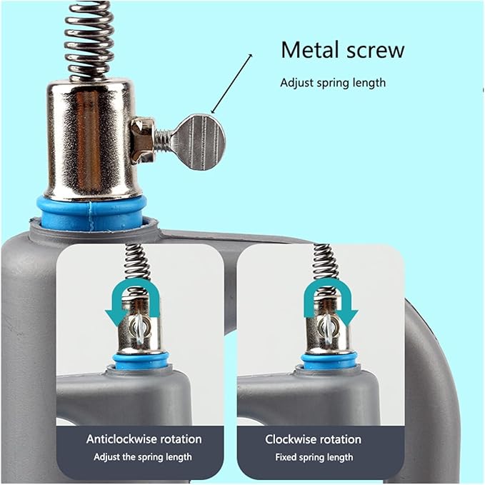 Kitchen Toilet Sewer Blockage Hand Tool Pipe Dredger Drains Dredge Drill-Powered Extendable 13 Meters(4m)