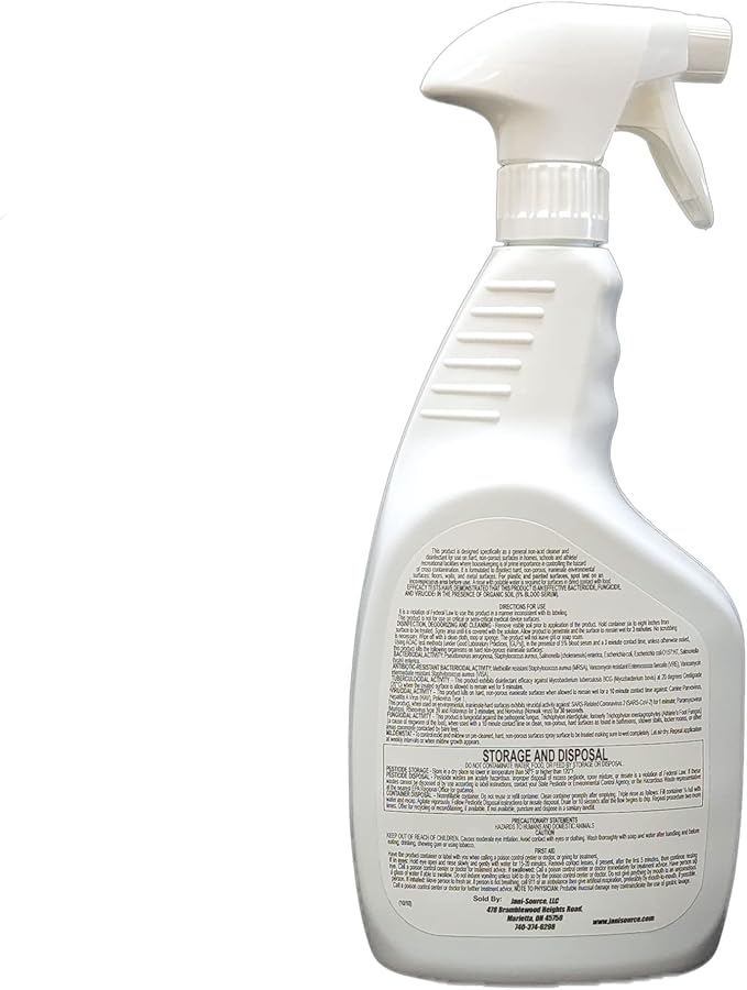 GymCide Disinfectant Cleaner and Deodorizer for Gyms Sports Equipment and Fitness Centers Bundle (1 Concentrated Gallon and 2-32 Ounce Bottles)