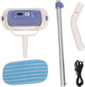 Garosa Electric Window Cleaner 11500 RPM Powerful Motor Telescopic Pole Removable Head Cordless with 1500mAh Rechargeable Battery for Glass Marble Tile Wall Car
