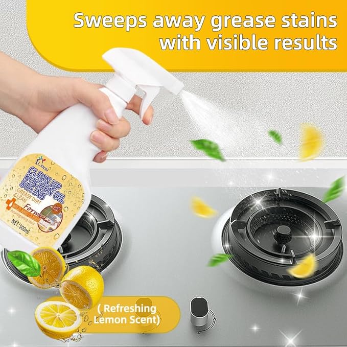 3PC All-Purpose Oil Stain Cleaner Powerful Kitchen Degreaser Spray Grease &amp Stains Remover Multipurpose Cleaning Supplies for Kitchen and Bathroom3pcs All Purpose Cleaner
