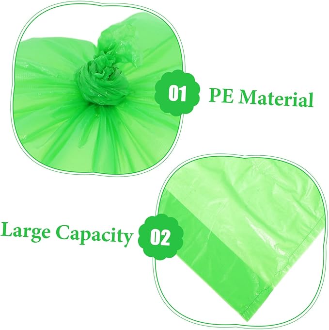 50pcs Thickened Tear-resistant Plastic Trash Bags Large Capacity Garbage Liners for Kitchen Bathroom Home Use PE Material Multipurpose Waste Bags