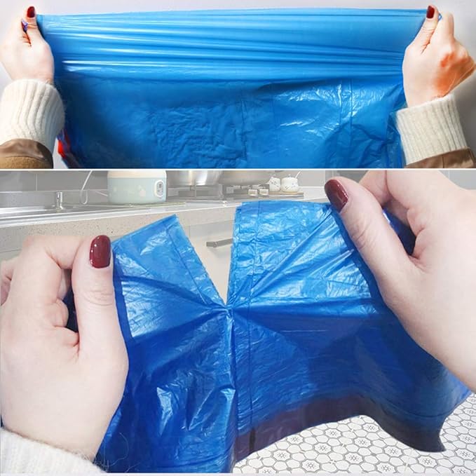 Medium Drawstring Garbage Bags 8 Gallon 110 Count/ 2 Rolls