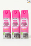 3-pack Homebright Power Foaming Kitchen Cleaner Pink Grapefruit Scent All-Purpose Grease and Grime Remover Plant-Based 10 oz