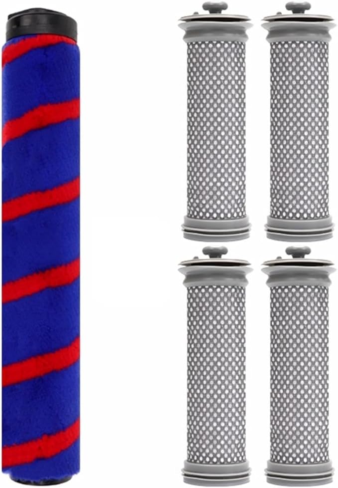 Compatible for Tineco. A10 A11 Hero A10 A11 Master ONE S11 S12 PWRHERO11 。Cordless Vacuum Roller Brush Pre Hepa Filter for Cleaner Parts (Color : Set 1)