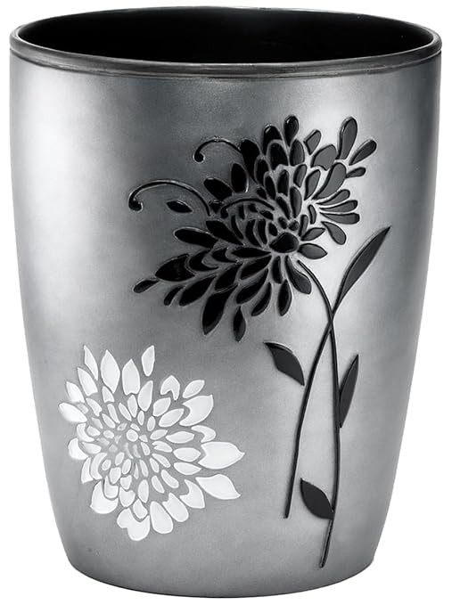 Zahari Home Decorative Trash Can for Bathroom Office &amp Bedroom - 2.1 Gallons Stylish &amp Small Trash Can for Dorms Desktop &amp Restroom - Chic Waste Basket for Compact Spaces Erica