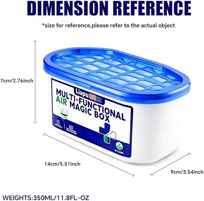 Liapu Air Purifying Box - Multi-Functional Odor Eliminator with Wide Coverage Perfect for Removing Smells in Home Office and Car Interiors No Trace Formula (2)