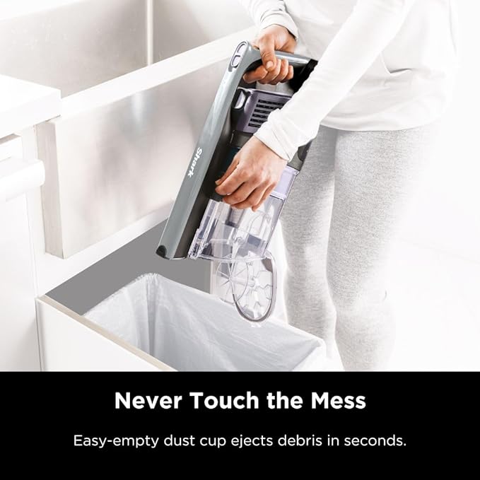 Shark Rocket Lightweight Cordless Stick Vacuum (IX141) 7.5 lbs Blue Iris (Renewed)