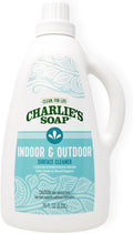 Charlie's Soap Indoor &amp Outdoor Surface Cleaner Refill (75 Fl. Oz.) Biodegradable Natural Outdoor Cleaning Spray – Safe for Indoor Use (1 Pack)