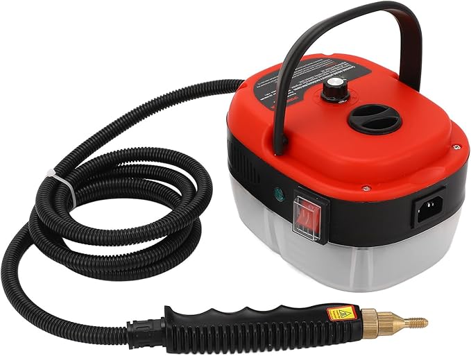 EVTSCAN Handheld Electric Steam Cleaner with Quick Heating High Temperature for Tile Countertops Microwave Oven Refrigerator Dishwasher(US Plug)