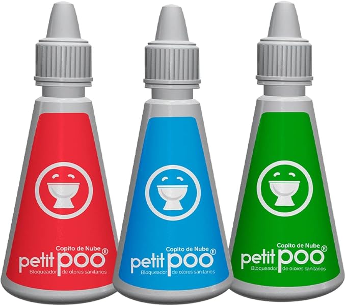 Petit Poo - All Natural Toilet Odor Drops Eliminator Deodorizer Odor Blocker Liquid Blocker Air Freshener - Travel Dropper personal Bottle (Endurance1)