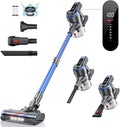 HONITURE Cordless Vacuum Cleaner 450W/35KPa Powerful Stick Vacuum Cleaner w/ LCD Touch Screen 55Min Runtime 6 in 1 Lightweight Handheld Cordless Vacuum for Carpet Pet Hair and Floors S12 (Renewed)