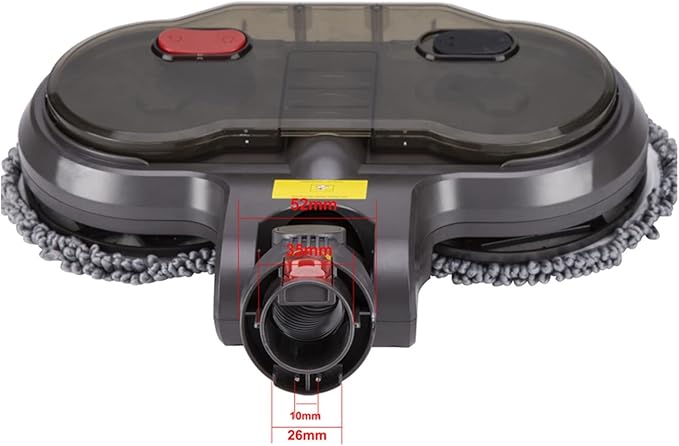 Electric Wet Dry Mop Head Brush Head Compatible with Dyson V8 V7 V10 V11 Vacuum Cleaner Replaceable Parts with Water Tank Accessories (Color : V7 V8 V10 V11)